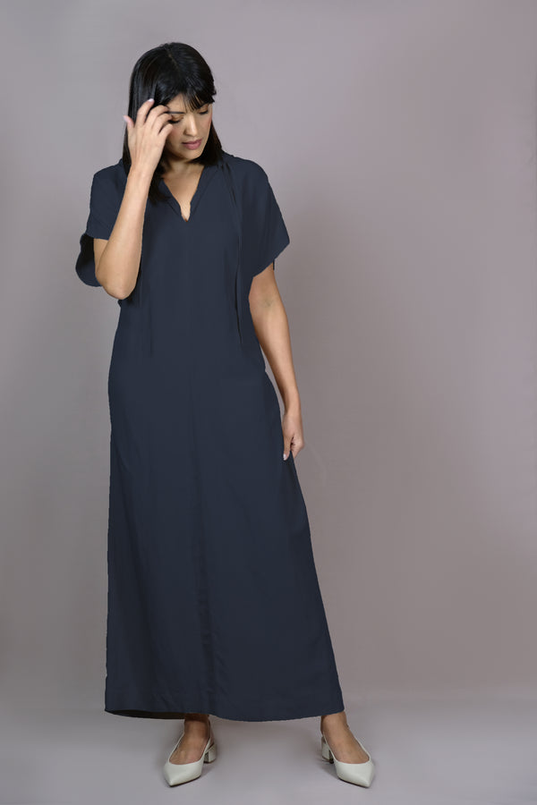 Linen Hood Dress