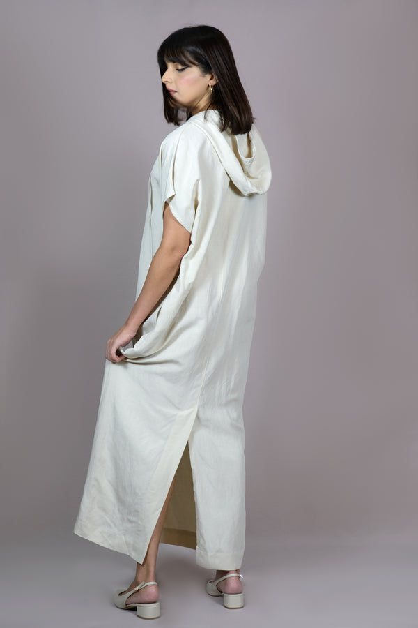 Linen Hood Dress